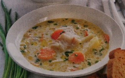 Суп из лосося